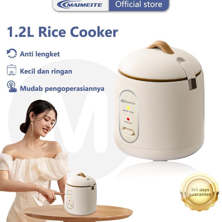 TERMURAH MAIMEITE MAGIC COM 1.2 LITER PENANAK NASI KECIL DAN PORTABEL LOW WATT RICE COOKER