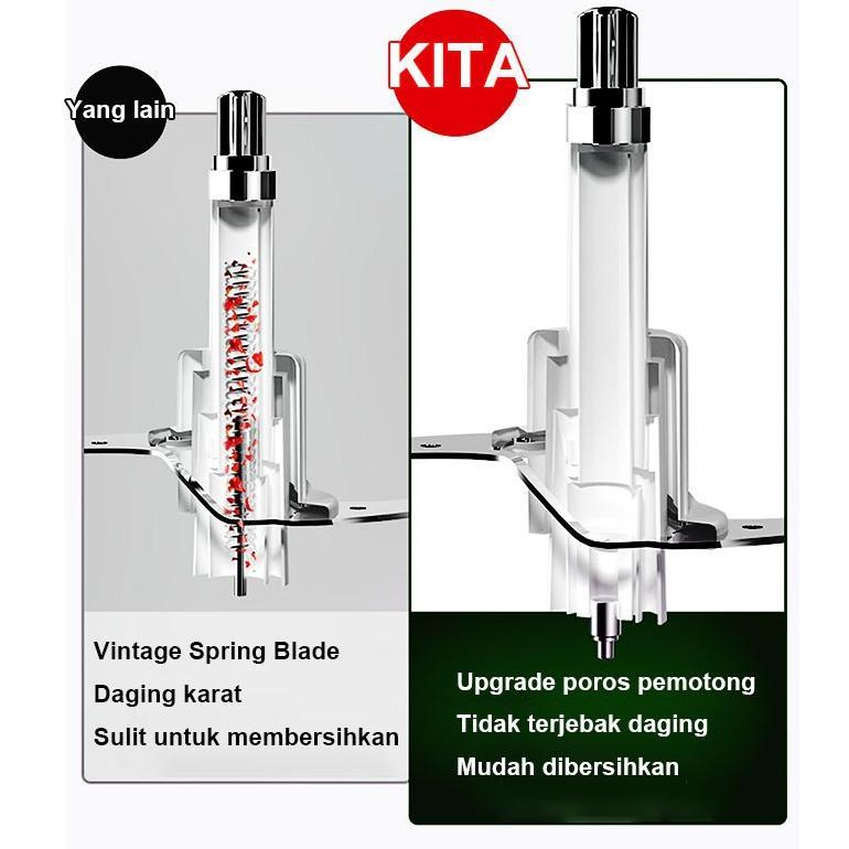 sale blender daging 5l kapasitas besar 304 stainless steel mudah dibersihkan blender chopper penggil