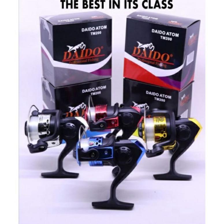 Termurah Reel Daido Atom 200 / Reel Shikari Atom 200 Murah Gratis Senar / Reel Daido Atom Tm200