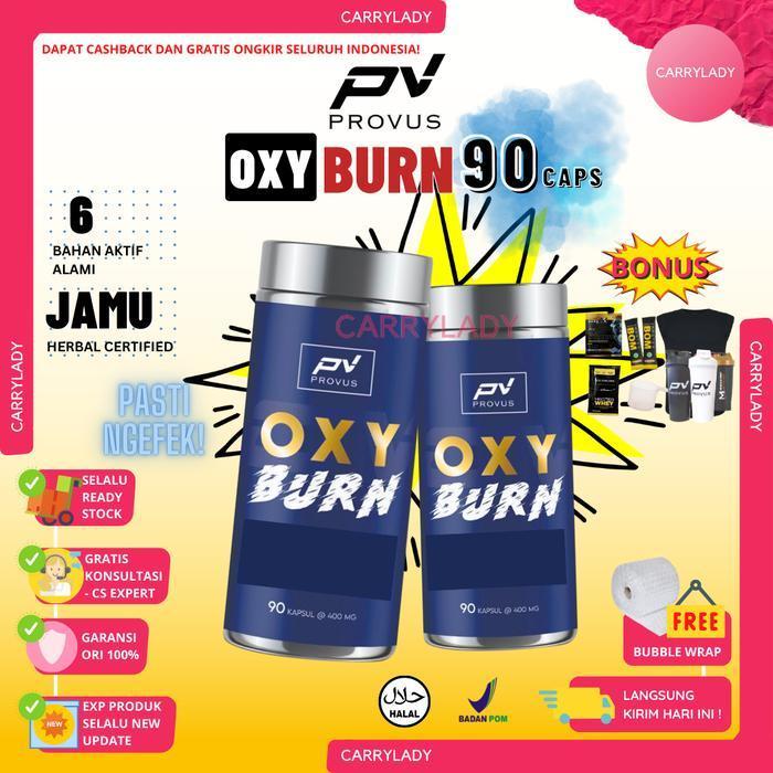 Provus Oxy Burn 90 Kapsul Caps Supplement Fitness