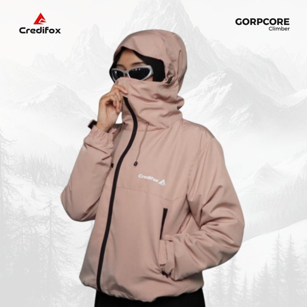 CREDIFOX Jaket Gorpcore Climber Series - Jaket Gunung Gorpcore - Gorpcore Jacket