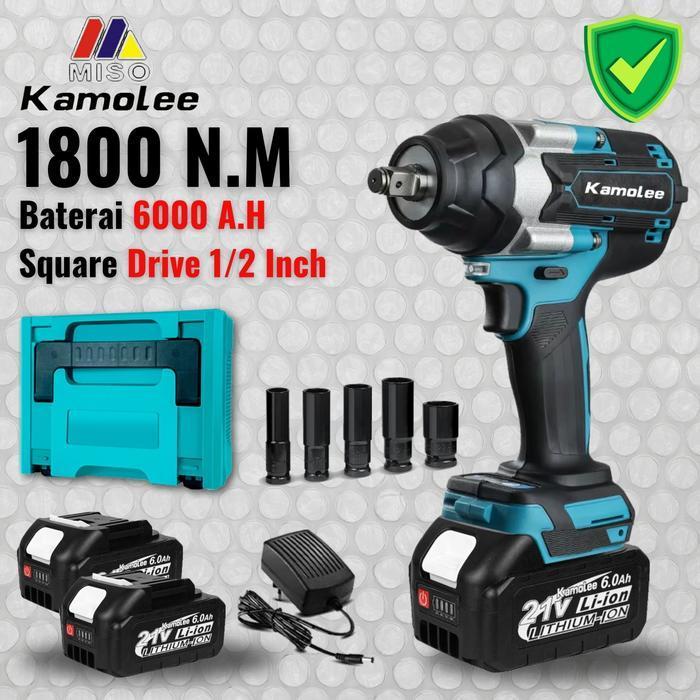 Kamolee-Electric Impact Wrench-Bor Listrik-Impact Drill-DTW700/1800N.M