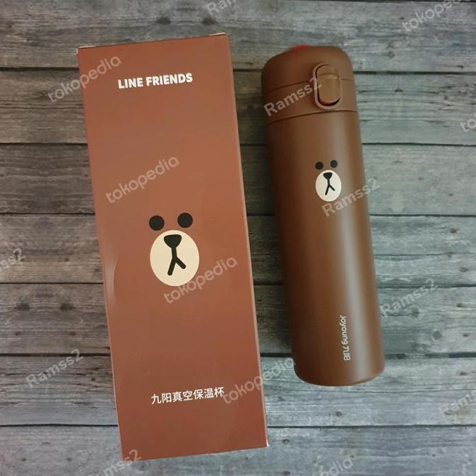 Joyoung Vacuum Bottle Sally Brown Botol Minum Anak Singapore