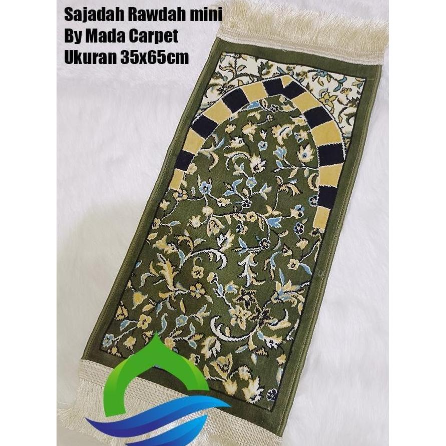 Sajadah Rawdah kepala/Rawdah Mini/Rawdah Kepala by Mada Carpet