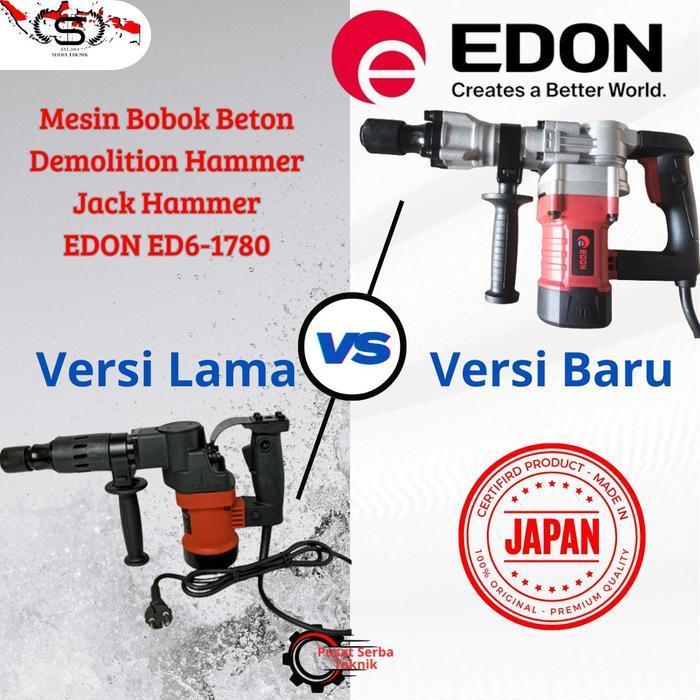 Mesin Bobok Beton Demolition Hammer Jack Hammer EDON ED6-1780