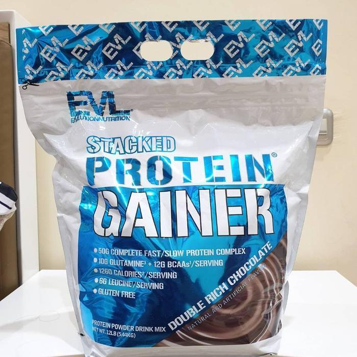 EVL Gainer 12 Lb EVL Stacked Gainer Protein for Serious Mass Gain