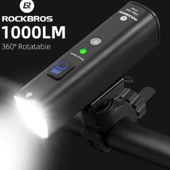 Promo Lampu Depan Sepeda ROCKBROS V9M-1000 Lumens COD
