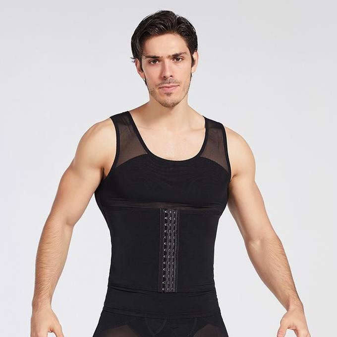 Promo Korset Perata Dada Pria Singlet Premium Chest Binder Men Breast Binder KL005 Diskon