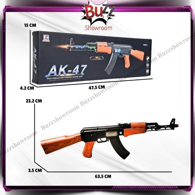 TEMBAKAN ANAK SNIPER AK47 MAINAN PISTOL SENJATA INFRARED AK 47 KODE 179