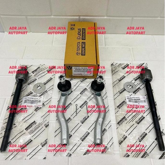 Paket Tie Rod End + Long Tie Rod Vios Gen 1 Vios Lama 4Pcs Original Car Ready