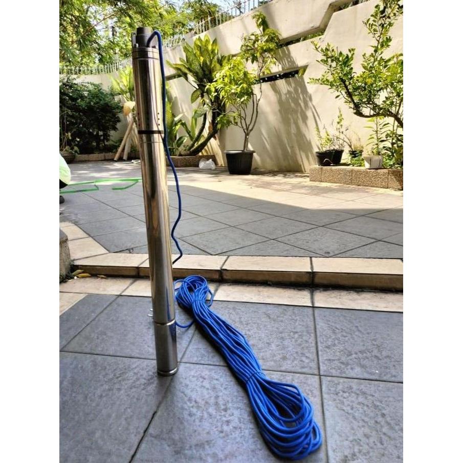 Promo Maxpump 2.5Sdm1.5/12 Pompa Air Sumur Dalam Submersible Satelit Casing 2.5Inch - 0.25 Hp + Kabe