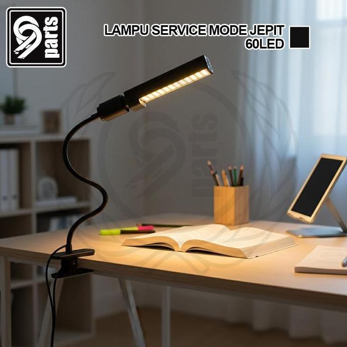 Lampu Service Jepit 60 LED / Lampu Service Mode Jepit 60LED / Lampu Service 60LED