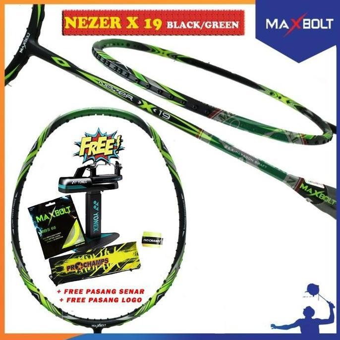 Maxbolt Nezer X 19 Raket Badminton Original
