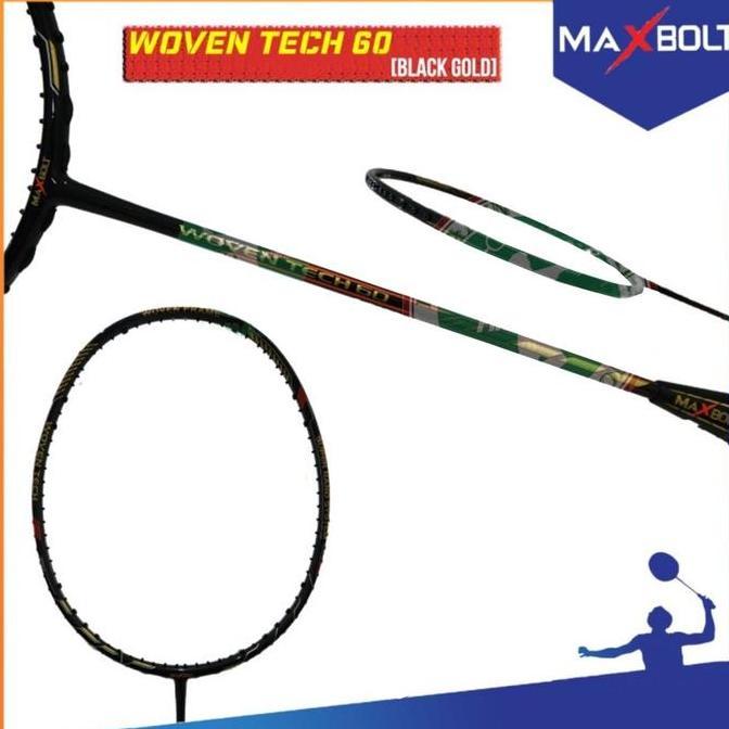 Maxbolt Woven Tech 60 Raket Badminton Original