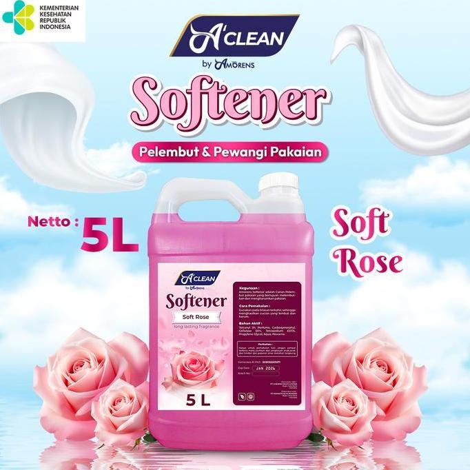 Amorens Softener Harum / Pelembut dan Pewangi Pakaian Sekali Bilas [5 Liter]