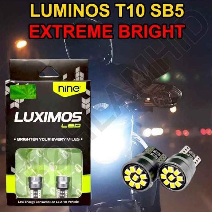 Promo Lampu LED Senja Motor T10 SB5 LUXIMOS LED Sein / Kota / Kecil Luximos Diskon