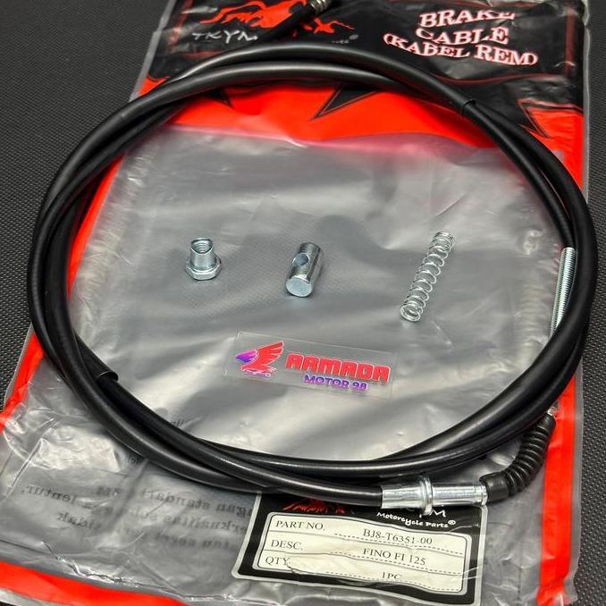 Promo KABEL REM BELAKANG FINO FI 125 PLUS MUR SPAREPART TAKAYAMA Diskon