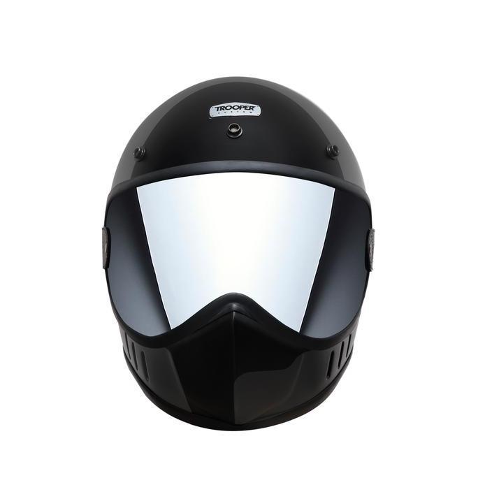 helm X-9 Lite-fullface- Black glossy- Trooper Custom