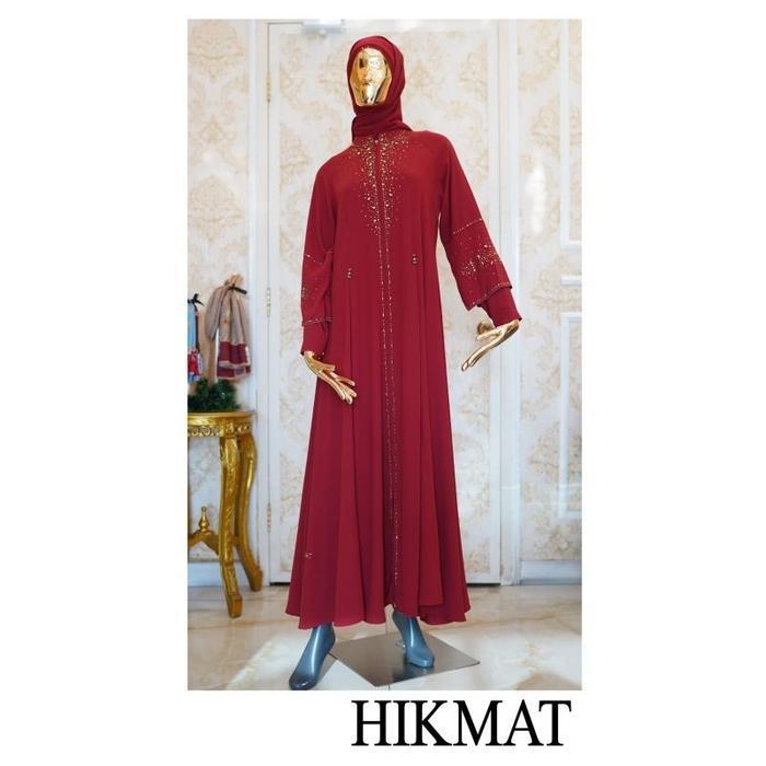 (Diskon) Hikmat Fashion Original A5429 Abaya Hikmat Noerbutikmuslim Bestseller