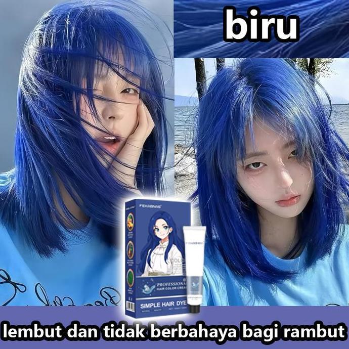 yang menutrisi rambut tetap lembut dan berkilau Pewarna rambut permanen Pewarna rambut cat rambut Ti