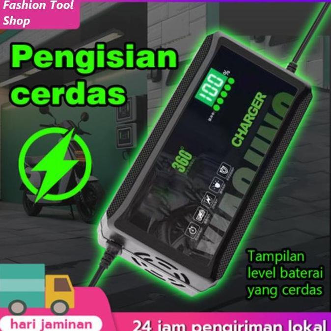 Promo Charger Sepeda Listrik 48V20AH / Universal Charger Motor Listrik / Baterai Selis Scooter Elekt