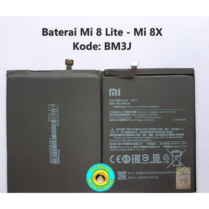 Baterai Original Xiaomi Mi 8 Lite BM3J Mi 8X Mi 8Lite Mi8X Battery