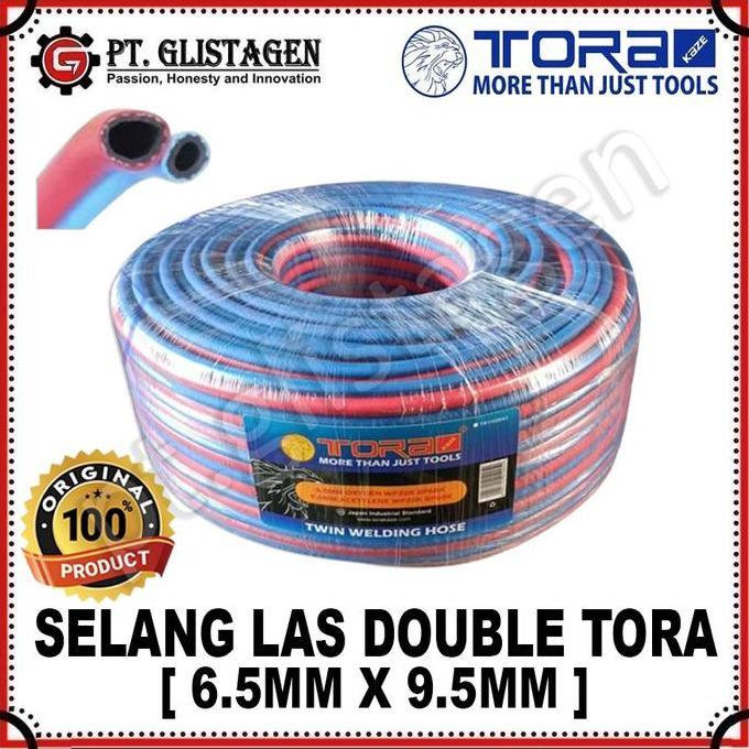 Datosimana - Tora Selang Las Double Twin Welding Hose Blender Las Potong Karbit Oxy Lpg [ 1 Roll ] O