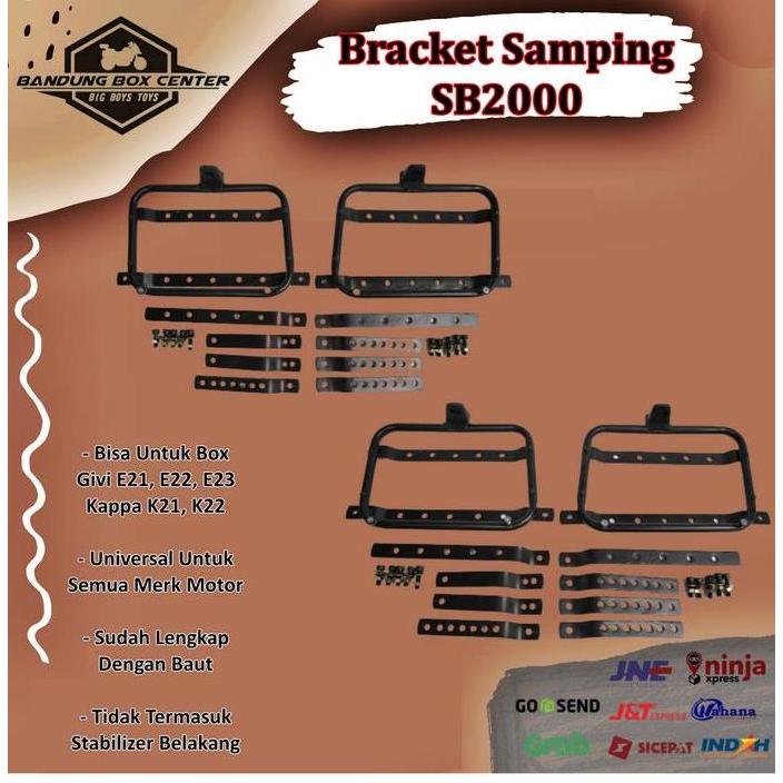 BRACKET SB2000 BREKET SIDEBOX GIVI SB2000 LOKAL BISA UNTUK SIDEBAG KODE 1004