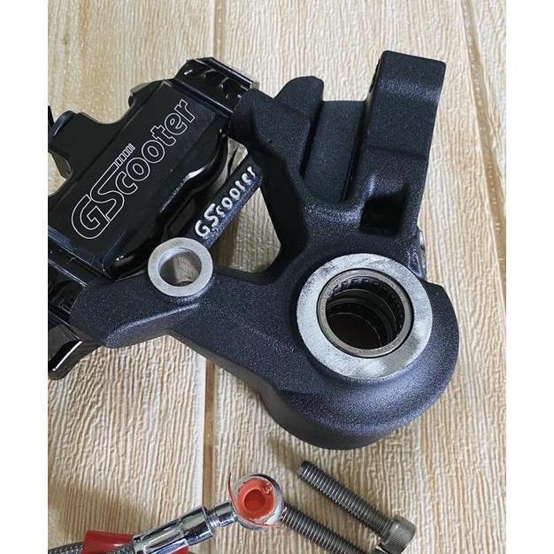 BRACKET HUB CALIPER AXLE RADIAL VESPA GSCOOTER GS ORIGINAL DAN TERPERCAYA