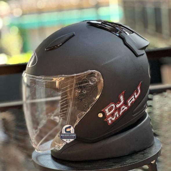 Murah Helm Model Dj Maru Merk Rgv ( Bukan Kyt ) Helm Dewasa Sni Merk Original Rgv Helmet