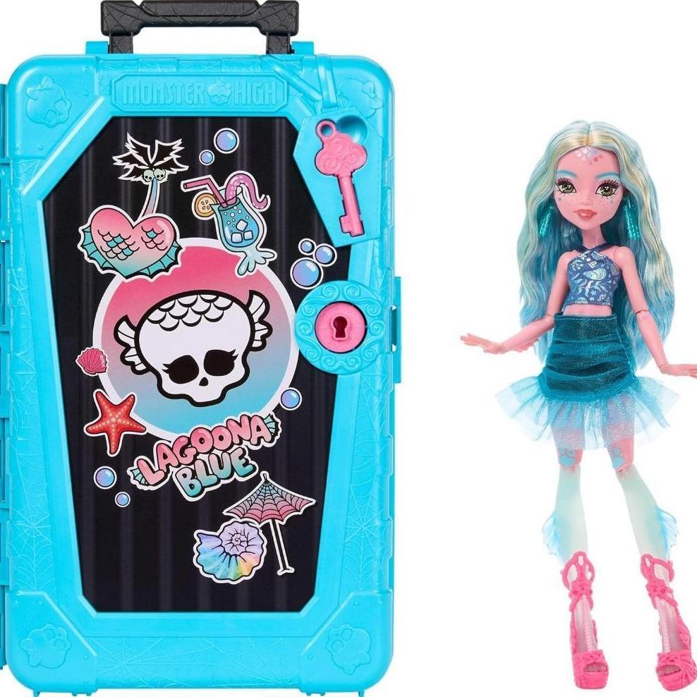 Monster High Skulltimate Secrets Lagoona Blue Doll and Accessories Set, Destination