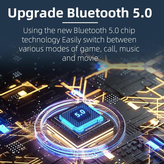 Yisen Pro13 Earphone Bluetooth 5.0 Tws Sidik Jari Sentuh Earbuds Hifi Headset Noise Cancellation Bla