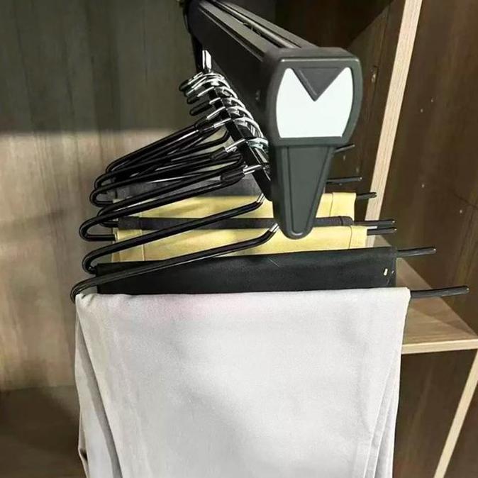 TERMURAH Gantungan Baju Tarik Celana Dalam Lemari Rak Pakaian Tarik Rak Rel Pakaian Rak Lemari Pakai