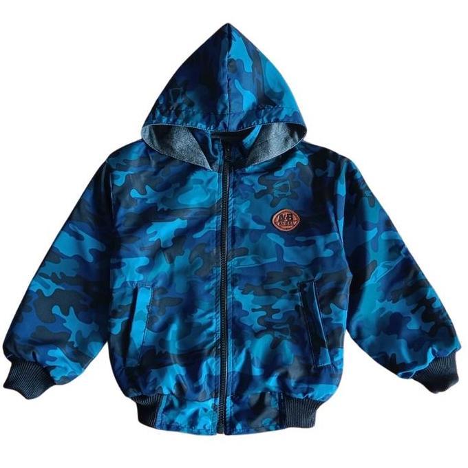 Jaket Anak Laki Laki Motif Loreng Tentara Usia 6 bulan - 15 Tahun | Motif Army Jaket Bomber Anak Par