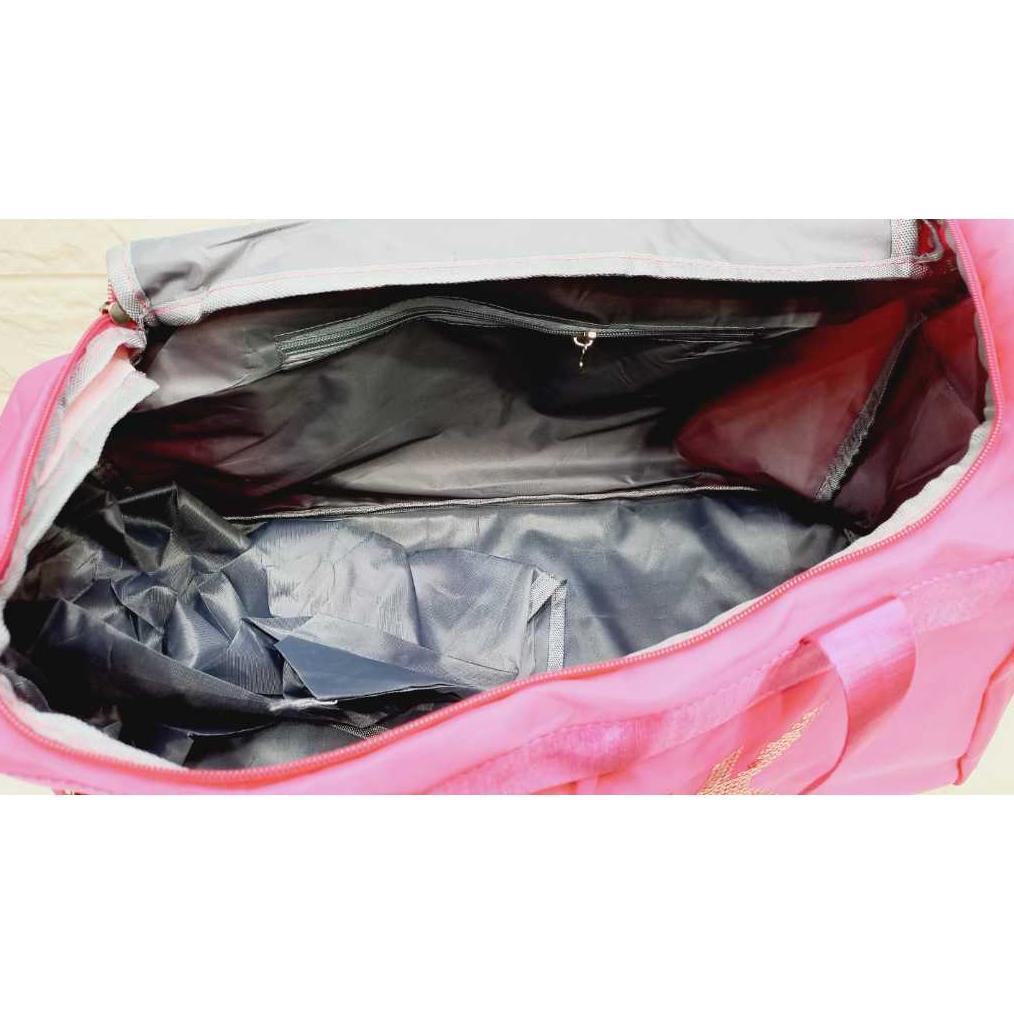 terbaru tas travel pink tas gym tas olahraga pink fashion import #1260