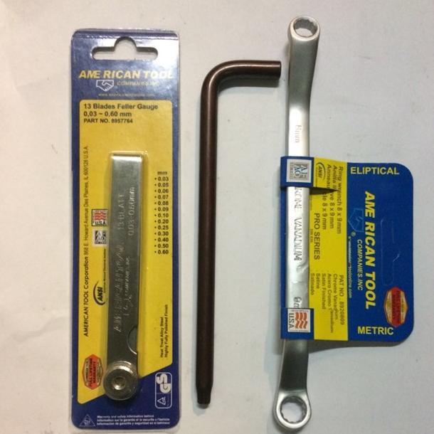 Kunci Setel Klep Feller Gauge Kunci Ring L Klep Bintang T 40 American Tool