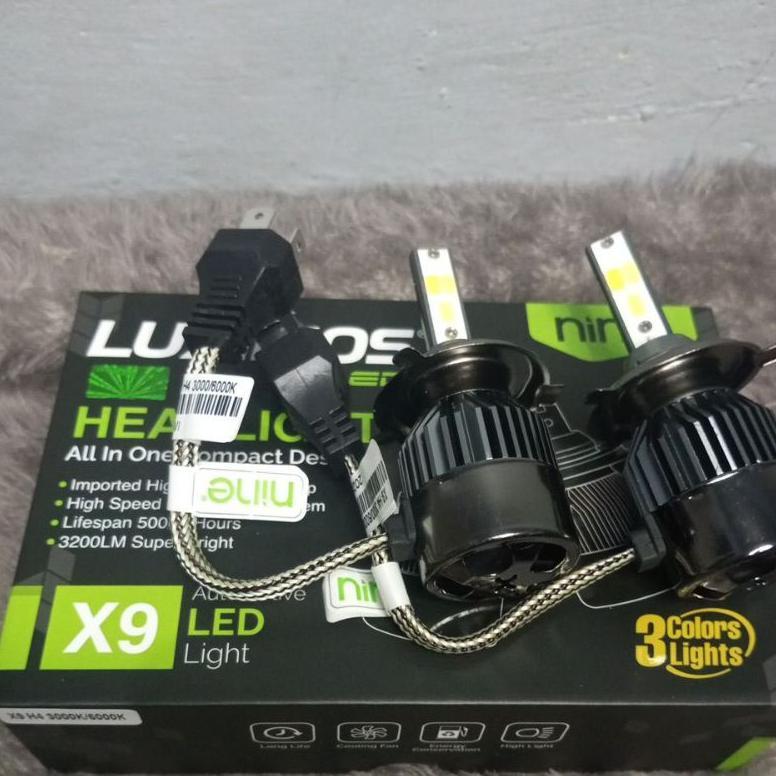 HEADLAMP FOGLAMP h11 hb3 hb4 h7 x9 3 warna