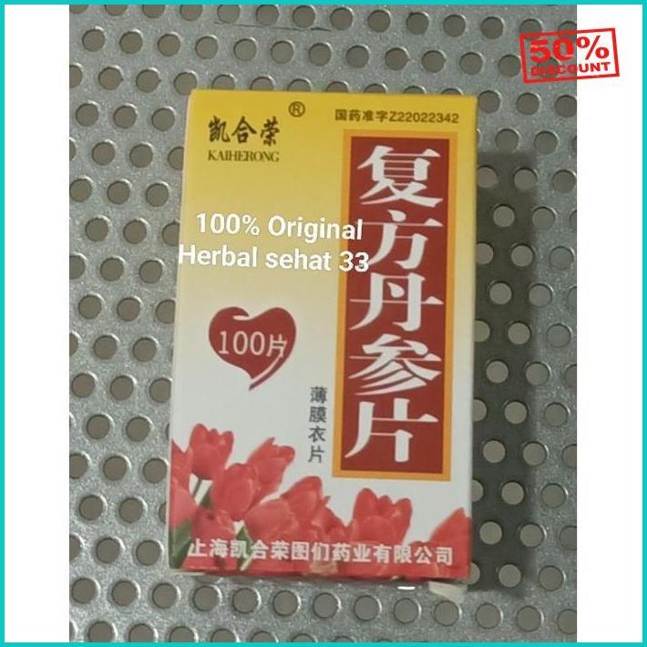 Fu Fang Dan Shen Pian / Dan Shen Pill Danshenpian Eksklusif