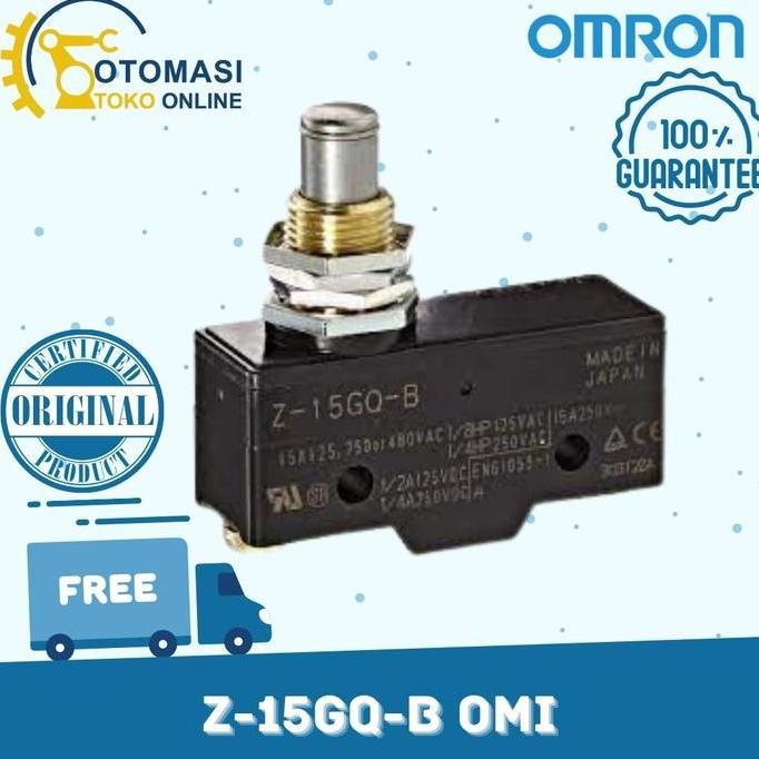 Omron Limit Switch Z-15Gq-B Omi Large Basic Switch 15 Ampere Original Produk Garansi 100 Persen Baru