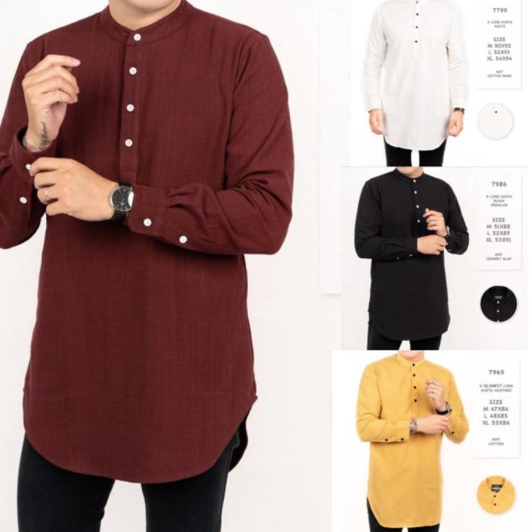 Sale Kurta Pakistan / Kurta Lengan Panjang / Kurta Premium / Kurta Bahan Toyobo / Kurta Pakistan Len