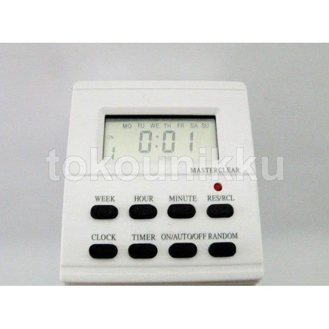 Timer Waktu Digital Heles Stop Kontak Dengan Timer Digital Heles Kode 1422