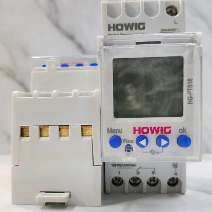 Timer Digital Time Switch Howig Hgpts16 Digital Programble Time Switch Termurah