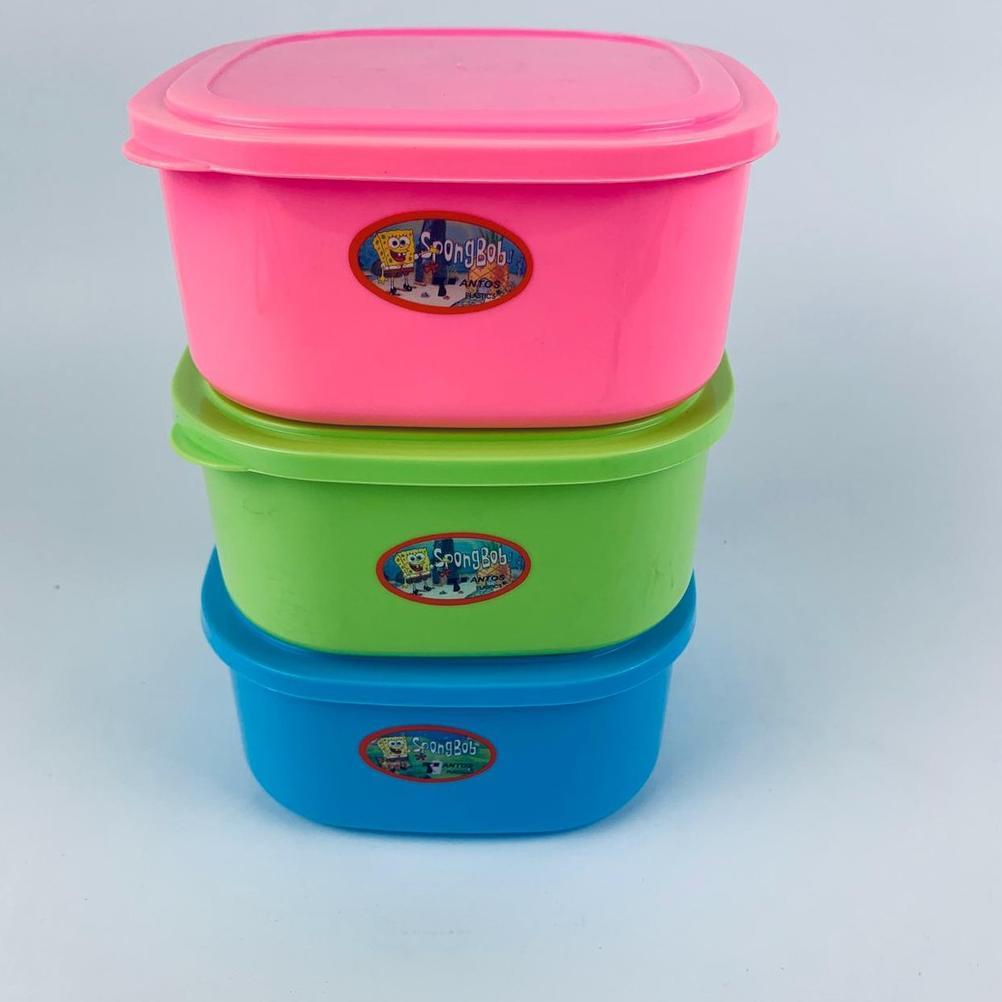 Lunch Box Sponge Bob Tantos Warna Ukuran Besar MR02