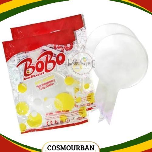 ( PACK ISI 50 ) balon bobo pvc 18 inch / balon transparan / balon bening  Termurah