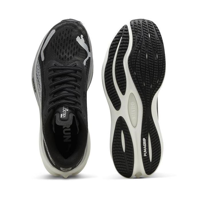 Puma Sepatu Lari Wanita Velocity Nitro 3 Black-Silver-White