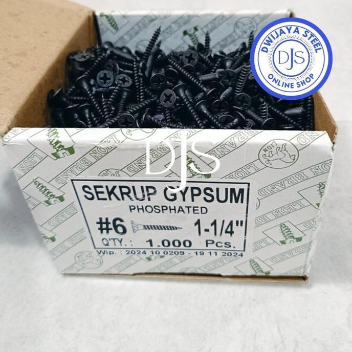 Sekrup Gypsum L Skrup Gipsum 2Cm, 3Cm, 4Cm, 5Cm, 7Cm Skrup Gibsum Moon Lion