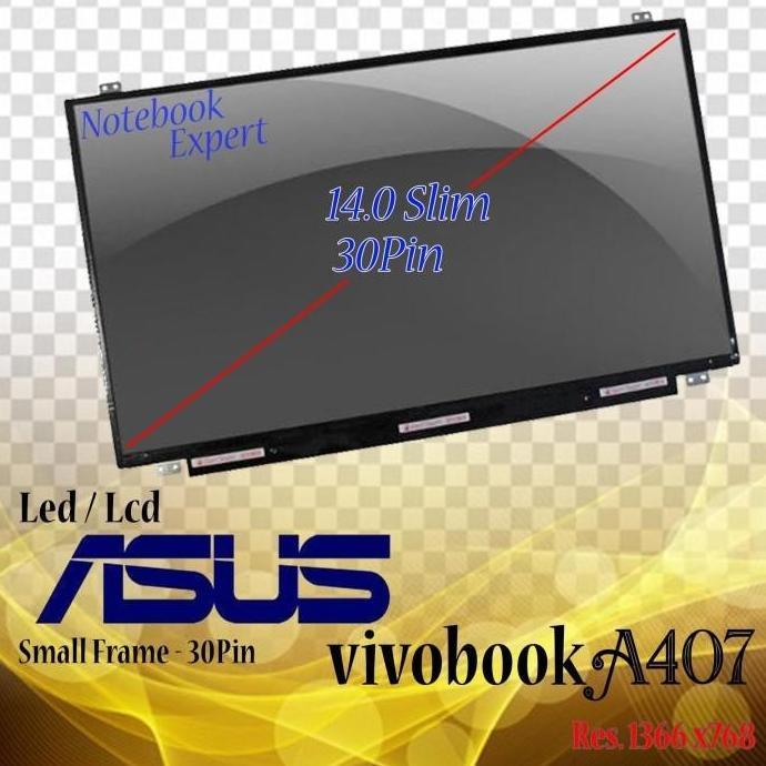 LCD LED LAPTOP ASUS A407 A405 A411U A411 X405 A407U A407M A407UA