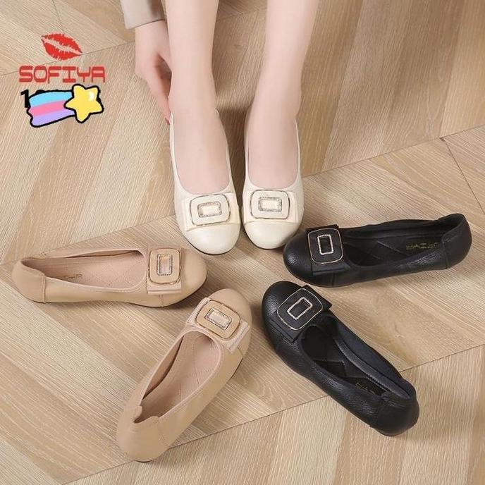 [BISA COD] SOFIYA ORI 1811 5 SEPATU WANITA IMPORT / FLAT SHOES 2CM/SEPATU BALET/BALETRIA/ SEPATU KER