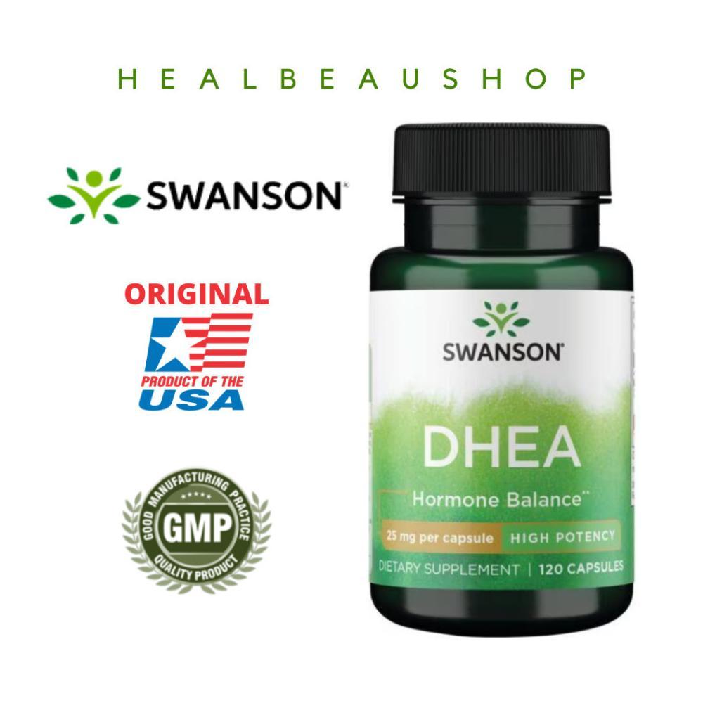 Ready Swanson DHEA Hormone Balance 25mg 30 60 120 caps Moodswing Stress Relieve