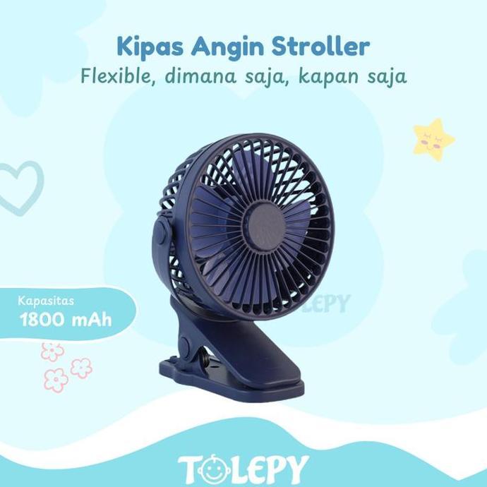 Kipas Angin Stroller Kapasitas Besar | Stroller Fan Portable